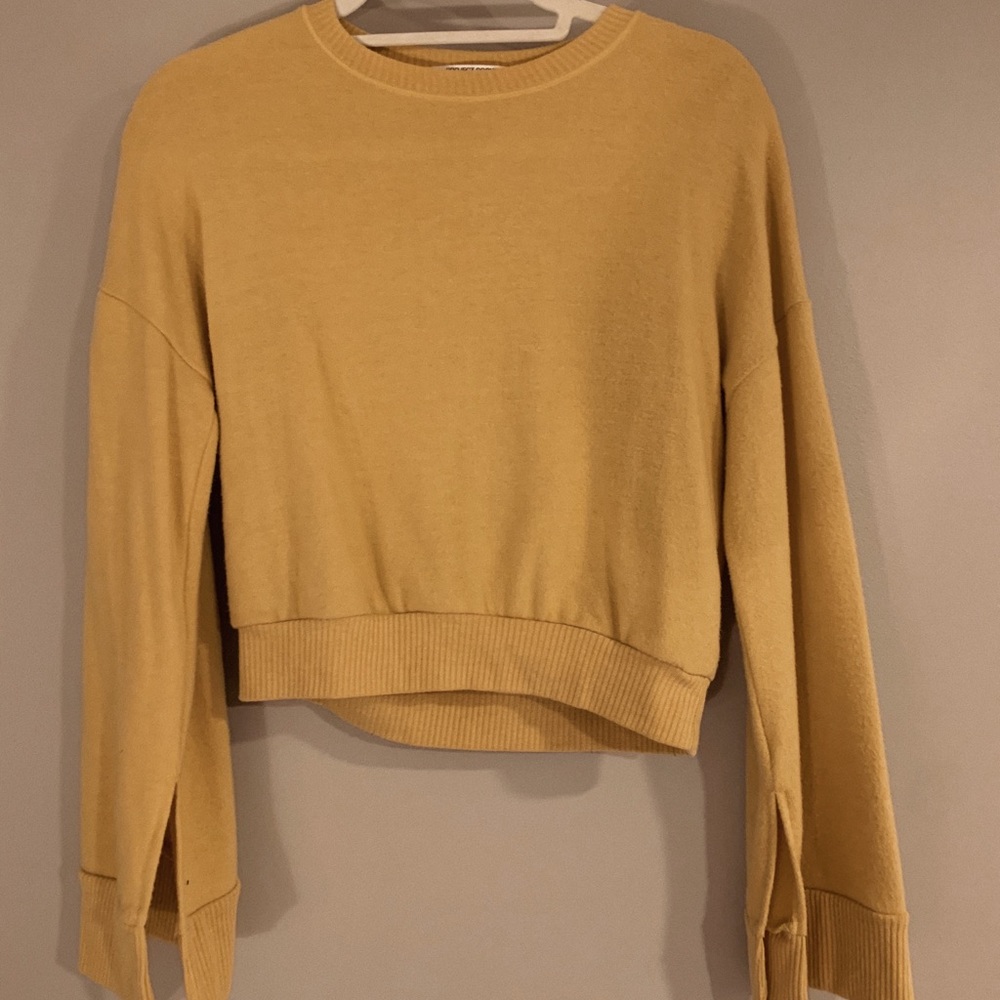 super soft yellow long sleeve
